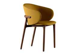 Artisan Mela Dining Chair Walnut Steelcut Trio 453