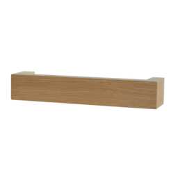 Wireworks Wall Mounted Hand Towel Rail Natural Oak - thumbnail 1
