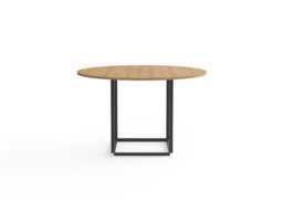 New Works Florence Dining Table 120cm Natural Oak Black Frame