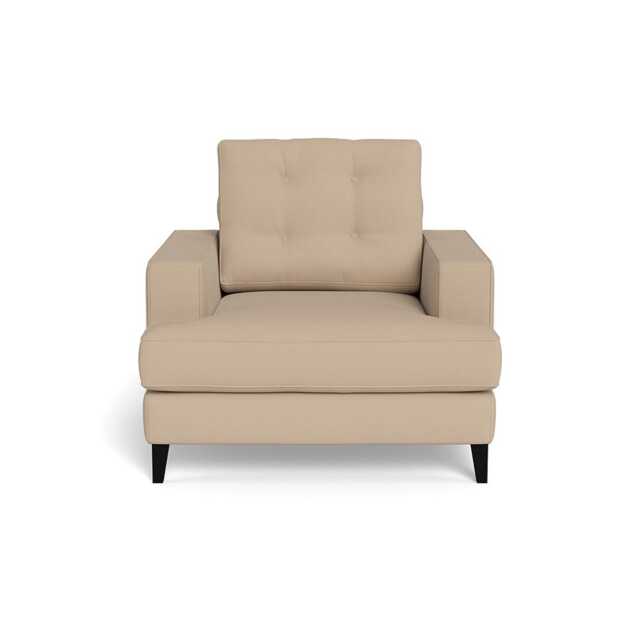 Heal's Mistral Armchair Capelo Linen-Cotton Bamboo Black Beech Feet - image 1