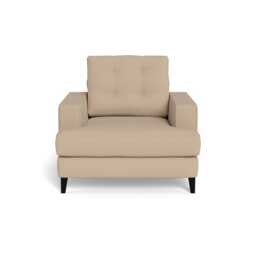 Heal's Mistral Armchair Capelo Linen-Cotton Bamboo Black Beech Feet - thumbnail 1