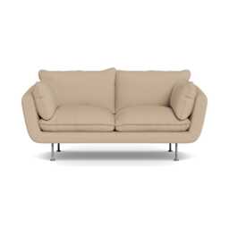 Heal's Allora 2 Seater Sofa Capelo Linen-Cotton Bamboo Stainless Steel Feet