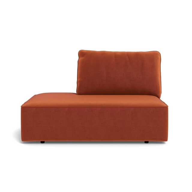 Heal's Morven LHF Open End Unit Cotton Velvet Russet