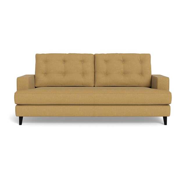 Heal's Mistral 3 Seater Sofa Boucle Tweed Citrine Black Beech Feet - image 1