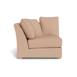 Heal's Tailor Curved Left Hand Facing Corner Unit Capelo Linen-Cotton Rosedale Natural Feet