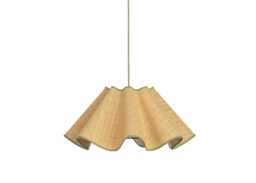 Heal's Raffia Pendant Light Natural & Green - thumbnail 1