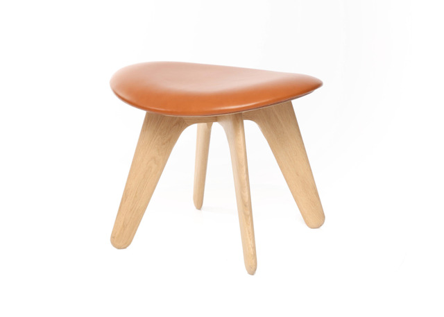 Tom Dixon Slab Ottoman Cognac