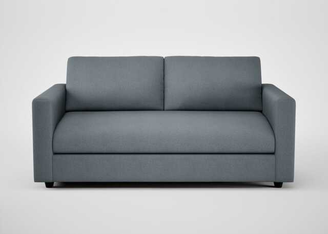 Heal's Nimbus 3 Seater Sofa Capelo Linen-Cotton Mineral Black Feet