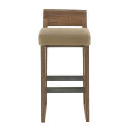 Riva 1920 Dino Hi Stool Kanyon Leather Walnut 94cm