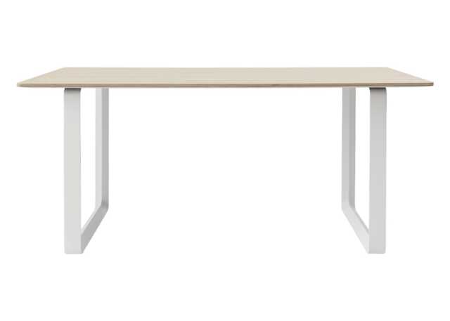 Muuto 70/70 Table 170 x 85cm in Oak with White Legs