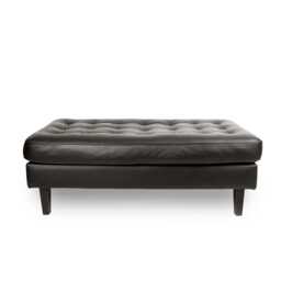 Heal's Hepburn Ottoman Loop Boucle Navy Natural - thumbnail 2