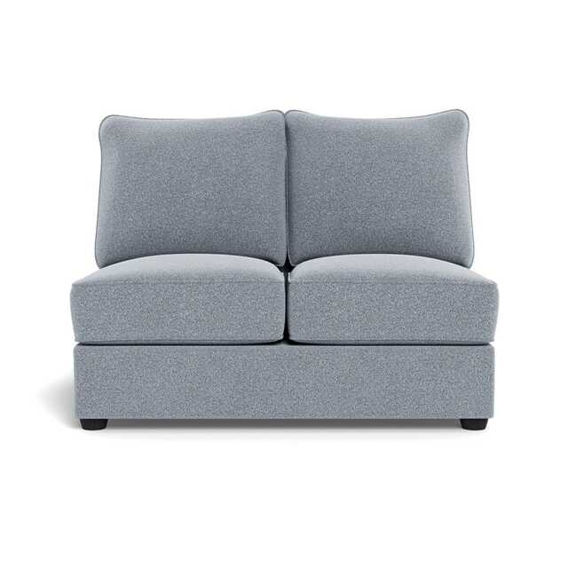 Heal's Tailor Double Armless Unit Boucle Steel Black Feet