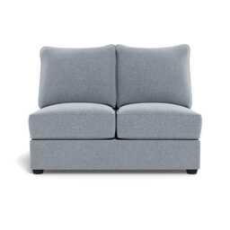 Heal's Tailor Double Armless Unit Boucle Steel Black Feet