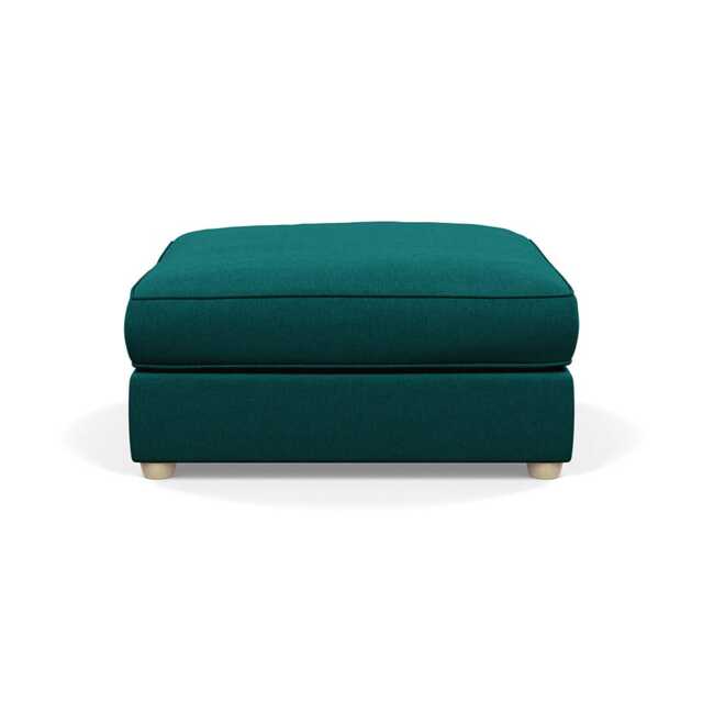 Heal's Tailor Footstool Brushed Cotton Pine Natural Beech Feet