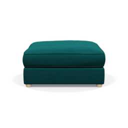 Heal's Tailor Footstool Brushed Cotton Pine Natural Beech Feet