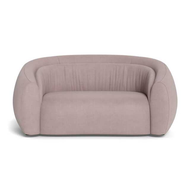 Heal's Flora 2 Seater Sofa Siena Cotton Dusky Pink - image 1