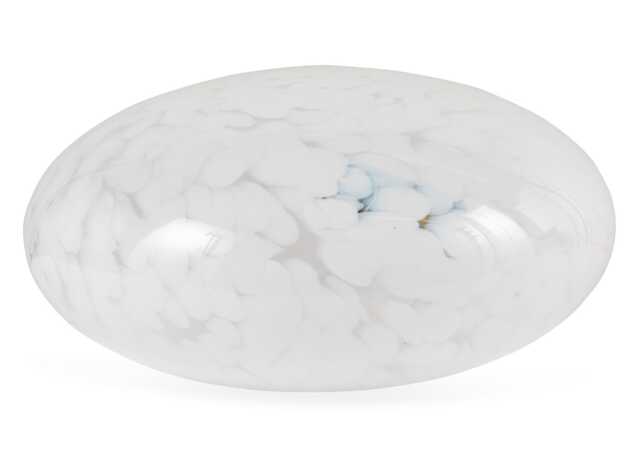 Heal's Speckled Glass Table Lamp White