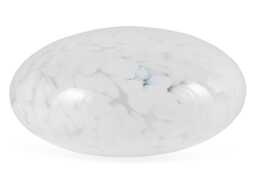 Heal's Speckled Glass Table Lamp White