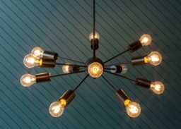 Heal's Mega Junction Chandelier 12 Light Black - thumbnail 2