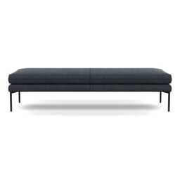 Heal's Matera Bench 180cm St Moritz Wool Grey 160  Black Feet