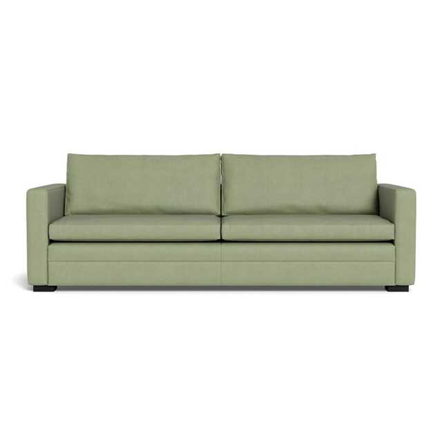 Heal's Palermo 5 Seater Sofa Siena Cotton Pistachio Black Feet