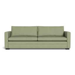 Heal's Palermo 5 Seater Sofa Siena Cotton Pistachio Black Feet