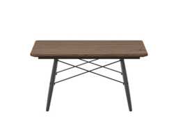 Vitra Eames Square Coffee Table Black Ash Base,Walnut