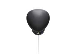 Gubi Cobra Wall Lamp with Cable Jet Black
