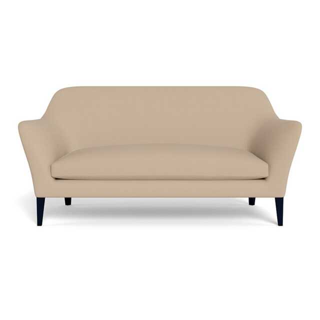 Heal's Wallis 3 Seater Sofa Capelo Linen-Cotton Bamboo Black Feet - image 1