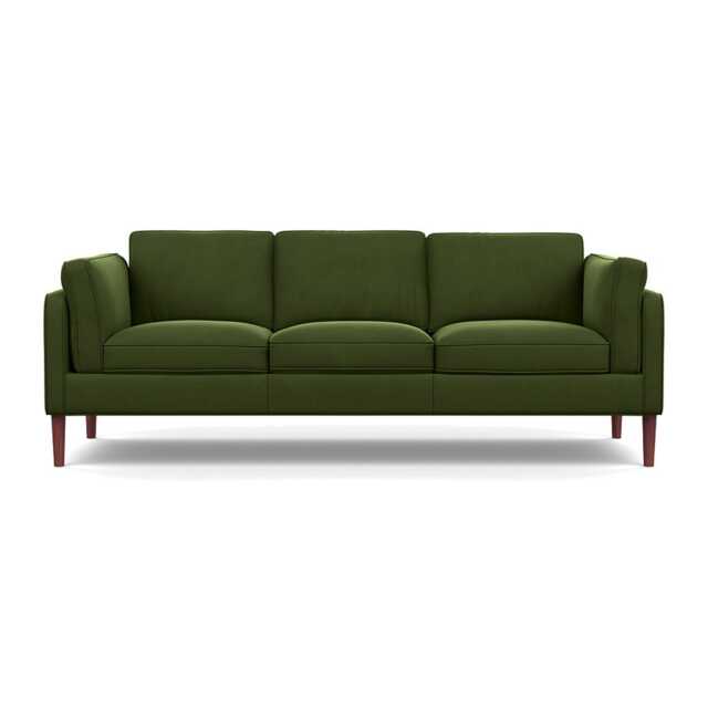 Heal's Sonno 4 Seater Nobilis Velvet Leaf Walnut Feet - image 1