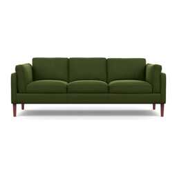 Heal's Sonno 4 Seater Nobilis Velvet Leaf Walnut Feet
