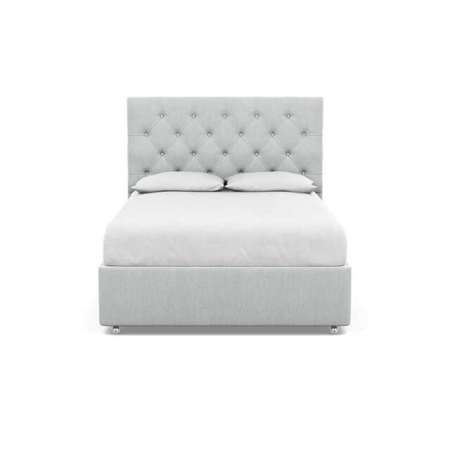 Heal's Balmoral Headboard (Lift Storage) King Broad Weave Tin