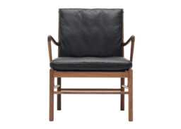 Carl Hansen & Son OW149 Colonial armchair Walnut Oil / Leather Thor 301