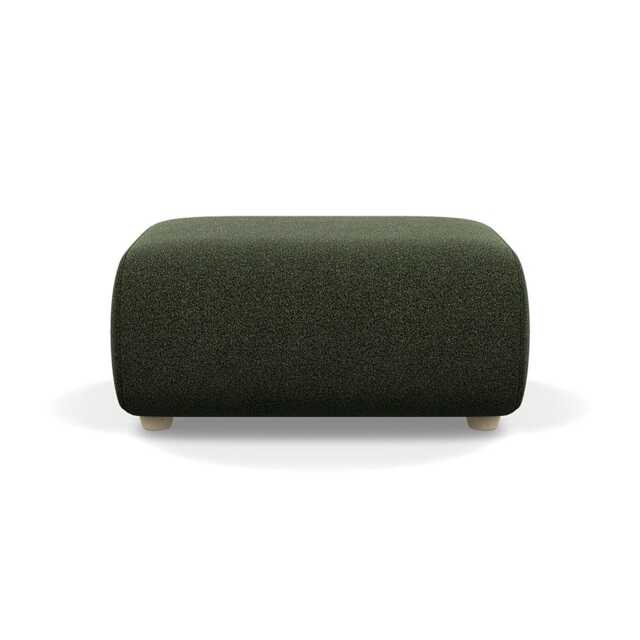 Heal's Lilli Ottoman Boucle Fern Natural Beech Feet