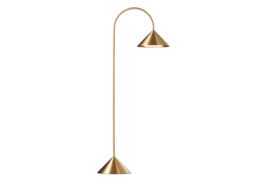 Frandsen Grasp LED IP44 Portable Table Lamp Solid Brass Tall