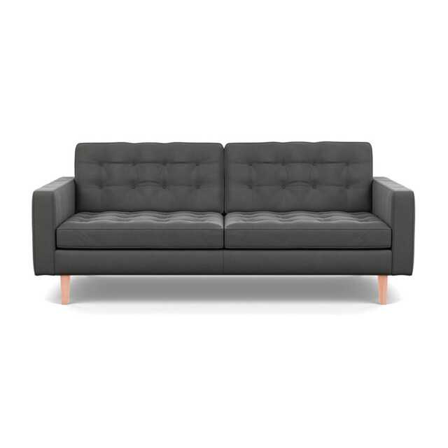 Heal's Hepburn 3 Seater Nobilis Velvet Dolphin Natural Feet - image 1