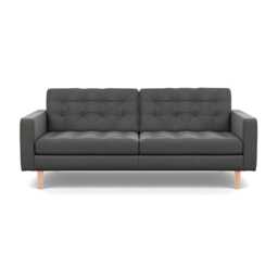 Heal's Hepburn 3 Seater Nobilis Velvet Dolphin Natural Feet - thumbnail 1