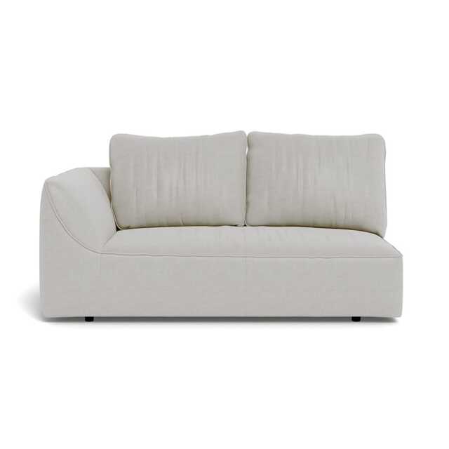 Heal's Morven Left Hand Facing 2 Seater Unit Capelo Linen-Cotton Sea Salt
