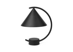ferm LIVING Meridian LED Portable Table Lamp Black