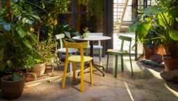 Vitra Belleville Round Table White Top Deep Black Base - thumbnail 2