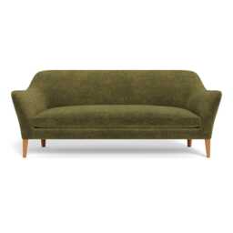 Heal's Wallis 4 Seater Sofa Boucle Velvet Wilder Stained Oak Feet - thumbnail 2