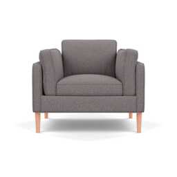 Heal's Sonno Armchair Loop Boucle Granite Natural Feet