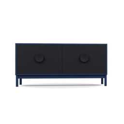 Heal's Tinta Sideboard Blue Stain Frame Black Stain Doors - thumbnail 1