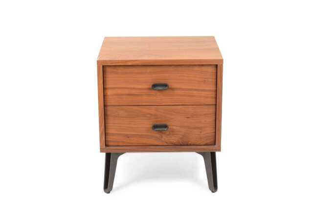 De La Espada McQueen Bedside Table Walnut - image 1