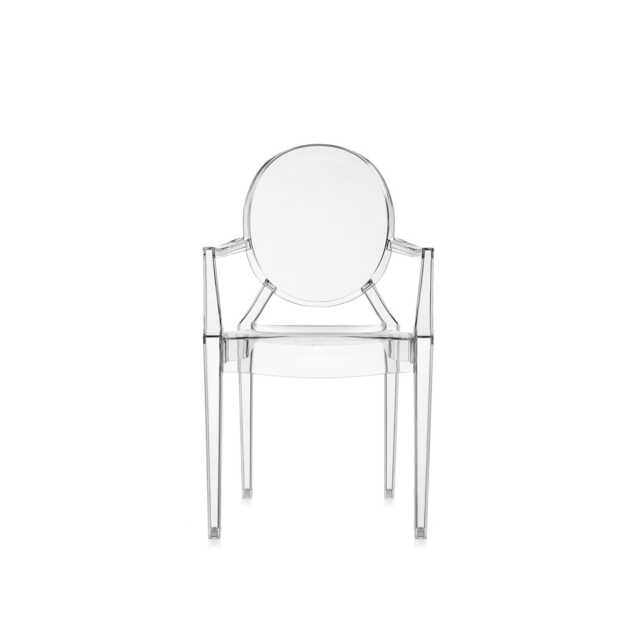 Kartell Lou Lou Ghost Chair in Crystal