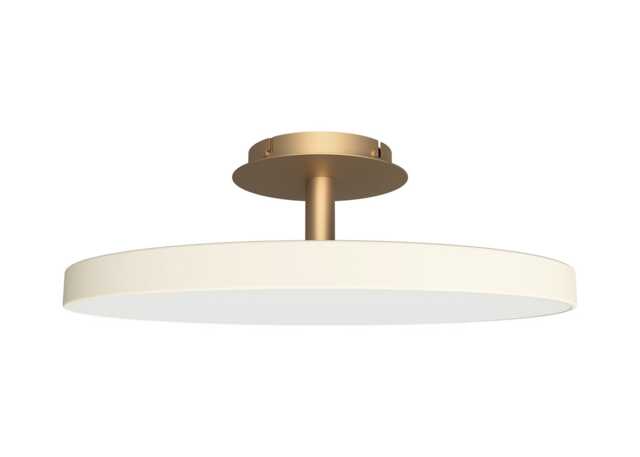 Umage Asteria LED Up Flush Ceiling Light Pearl White Large