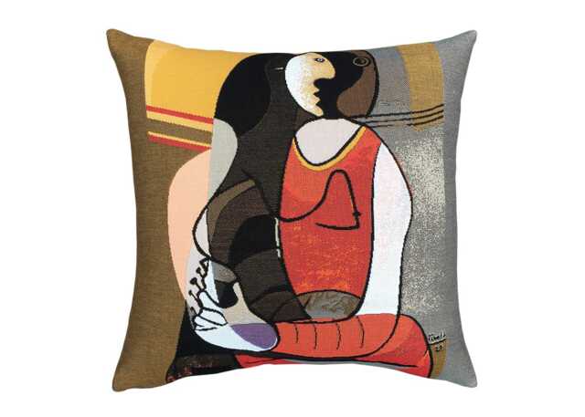 Jules Pansu Pablo Picasso Femme Assise 1927 Cushion 45 x 45cm