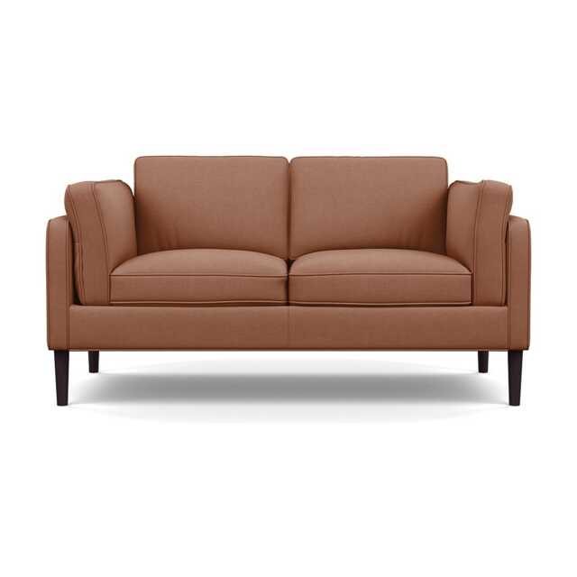 Heal's Sonno 2 Seater Siena Cotton Clay Wenge Black Feet