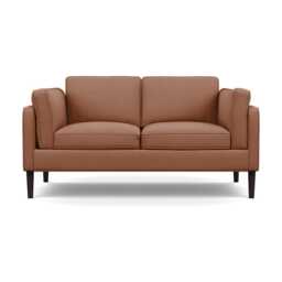 Heal's Sonno 2 Seater Siena Cotton Clay Wenge Black Feet