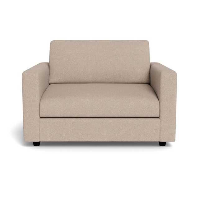 Heal's Nimbus II Loveseat Boucle Tweed Pearl Black Feet - image 1